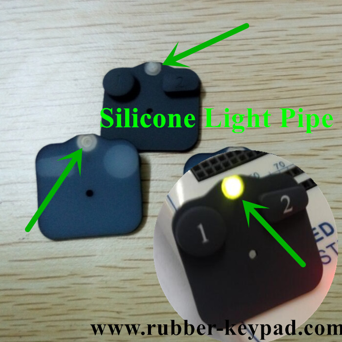 Bot&oacute;n de silicona transparente