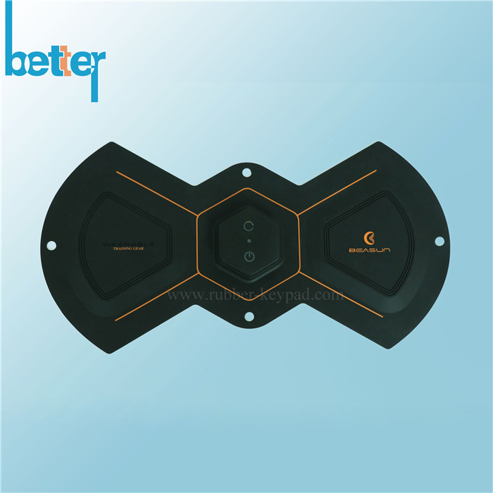 Personalizar teclado de grabado láser de goma de plástico