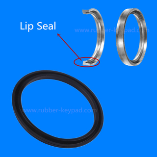 Sellos de labios de goma de silicona