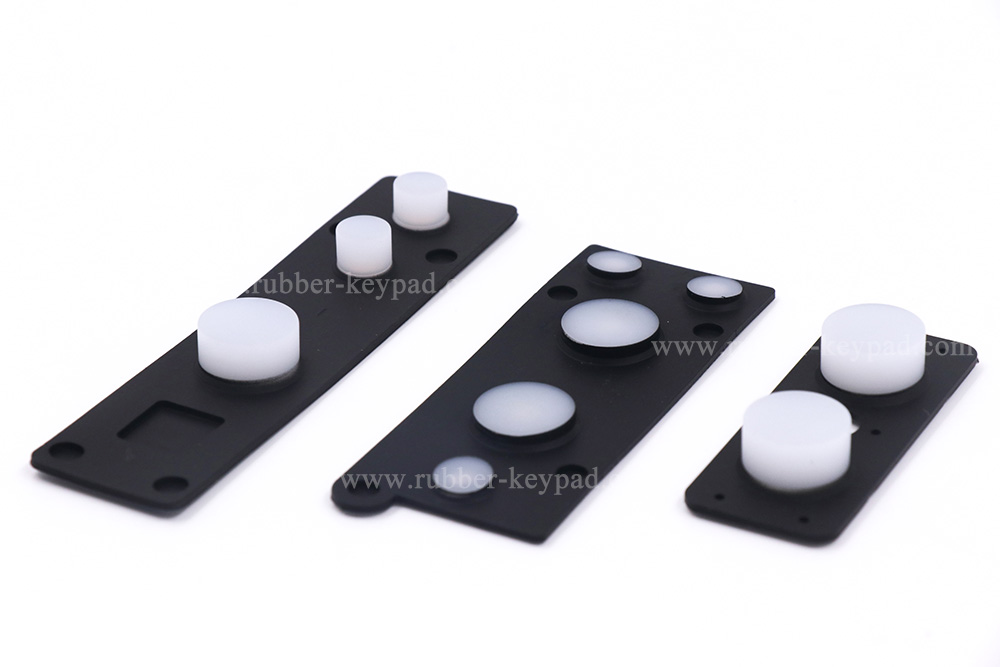 teclado de goma de silicona transparente