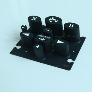 Teclado de goma de serigrafía