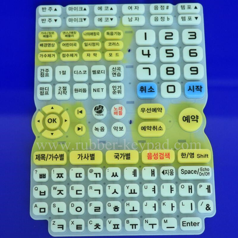 Print Rubber Keypad Imprimir teclado de goma