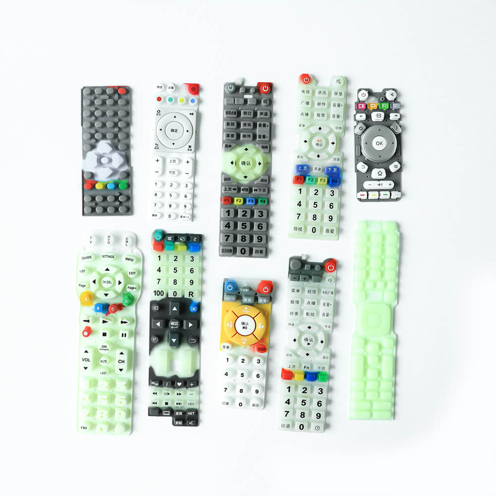 Glow-in-the-dark silicone keypad Teclado de silicona que brilla en la oscuridad