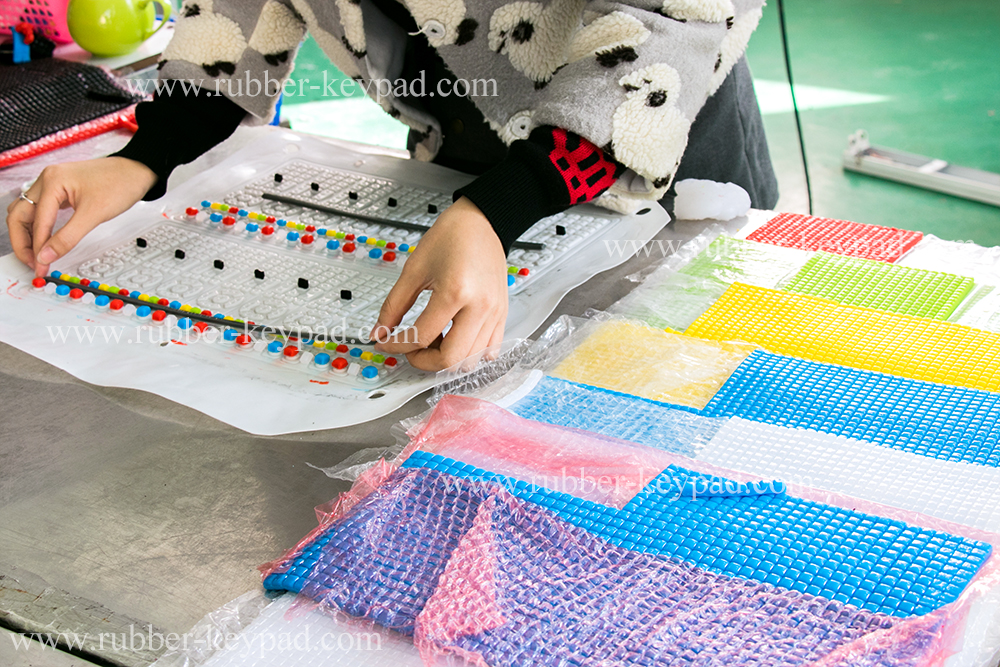 teclado de ajuste de botones