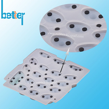 graphite rubber keypad teclado de goma de grafito