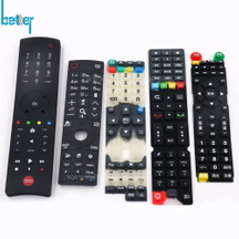 Teclado de goma de silicona de control remoto de TV personalizado