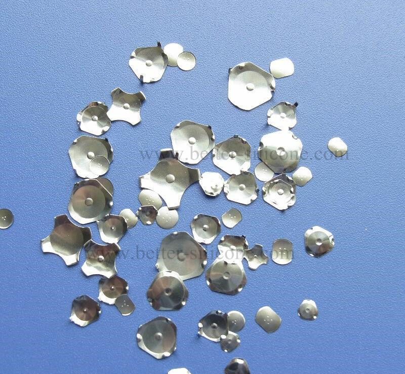 Teclado de c&uacute;pulas de metal