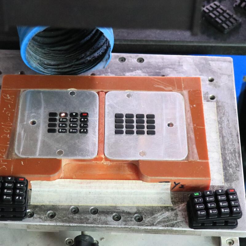 Teclado de goma con luz de fondo