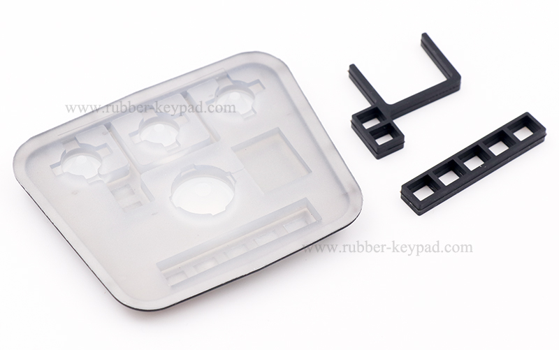 botones de goma iluminados