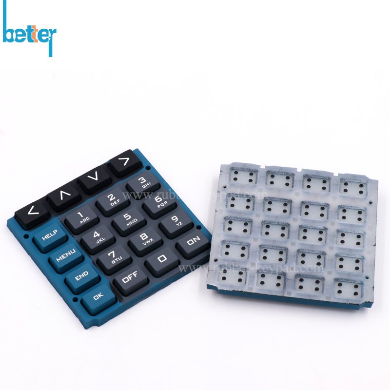 Teclado de goma retroiluminado a medida