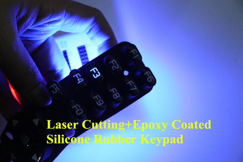 Epoxy Silicone Rubber Keypad Teclado de goma de silicona epoxi
