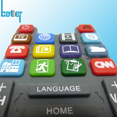 Teclado de goma sobremoldeado