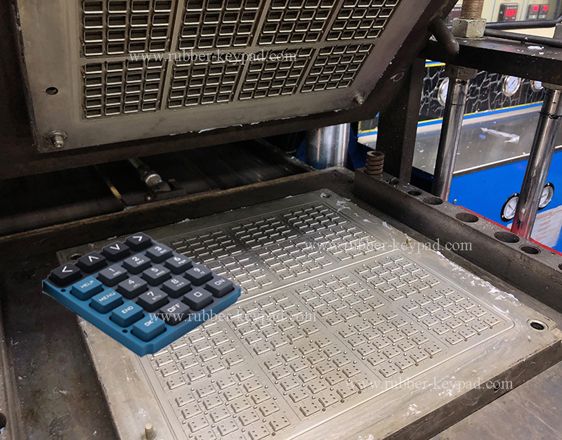 Pastillas de carbono para teclado de goma