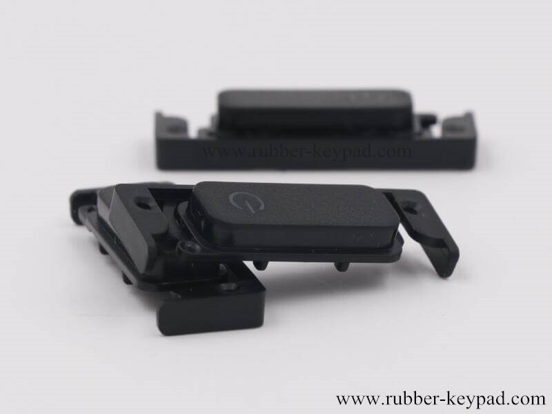 Teclado de silicona con tapa de pl&aacute;stico