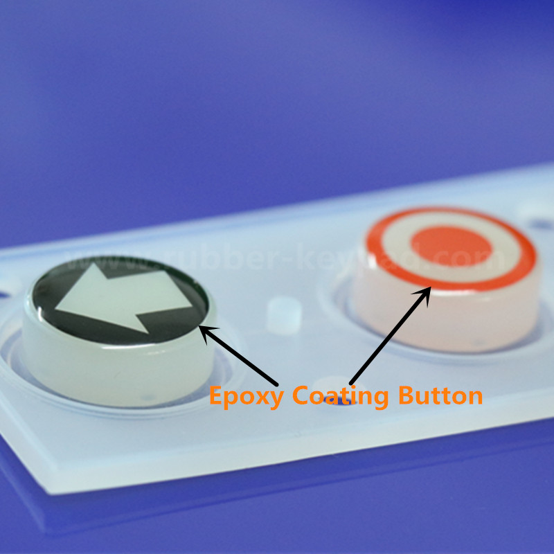 Epoxy coating buttons Botones de recubrimiento epóxico