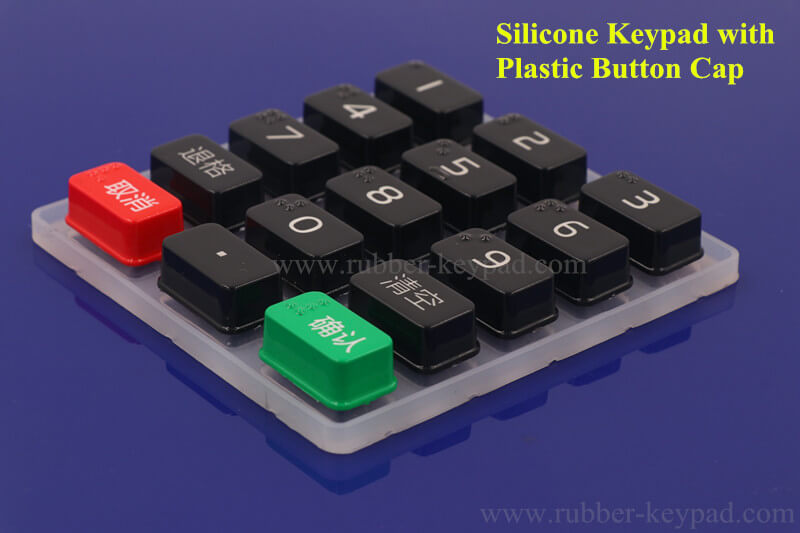 Plastic Silicone Keypad Teclado de silicona de plástico