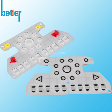 Teclado de silicona para impresi&oacute;n de tinta conductiva