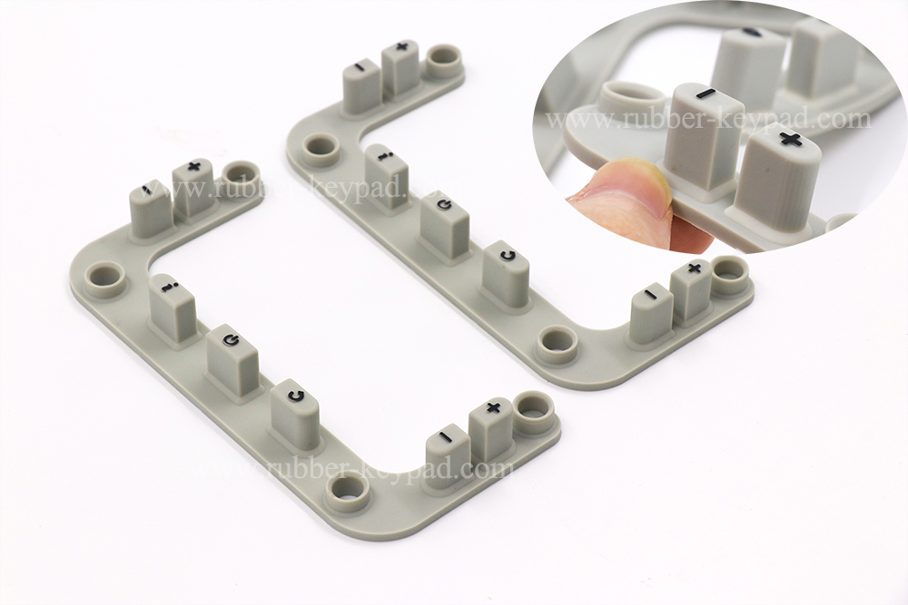 teclado de goma impreso