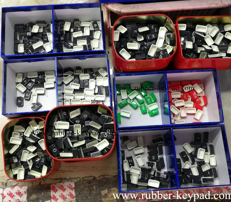 Plastic Rubber Keypad Teclado de goma de plástico