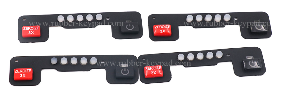 Prototipo de teclado de goma de silicona