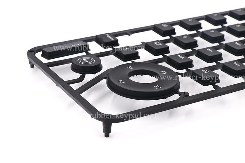 teclado de pl&aacute;stico con corte l&aacute;ser