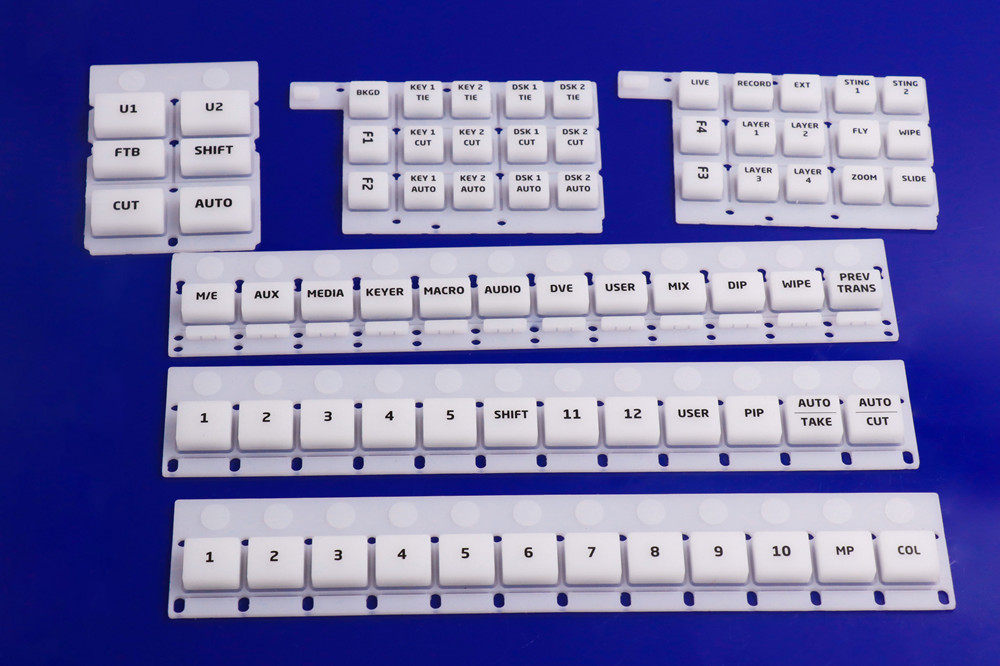 Almohadillas de bot&oacute;n de silicona musical