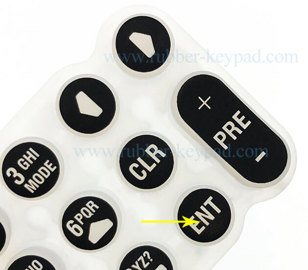 teclado de silicona de serigraf&iacute;a