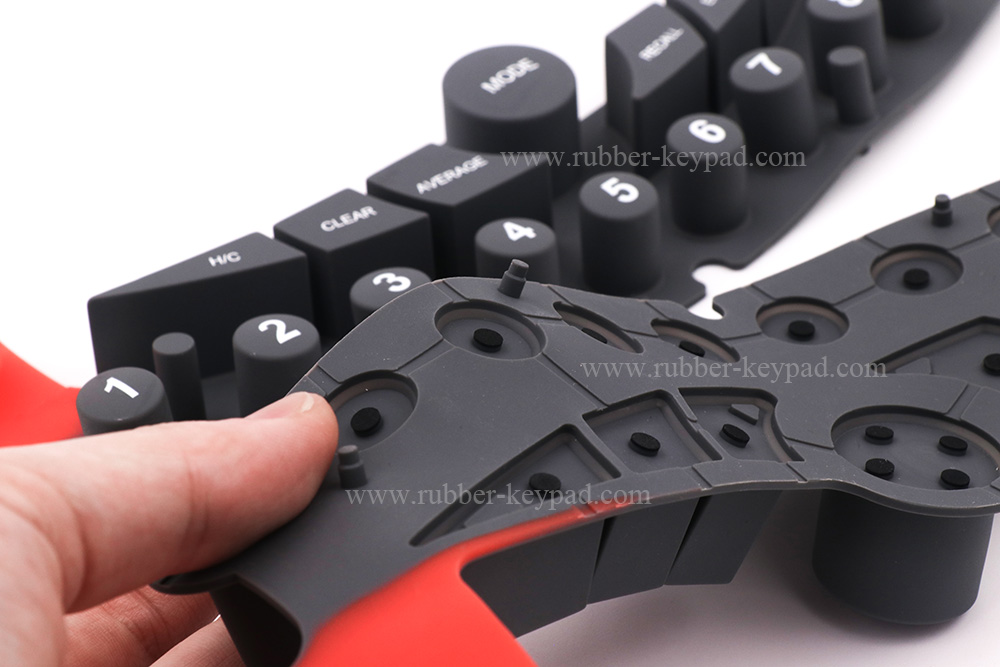 teclado de pastillas de carbono