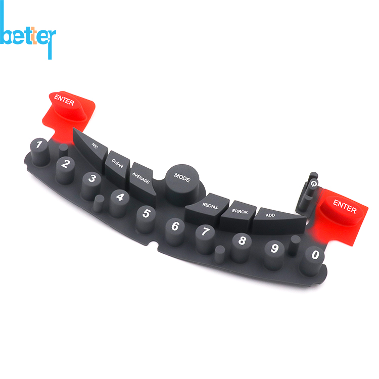 bot&oacute;n conductivo de pastillas de carbono