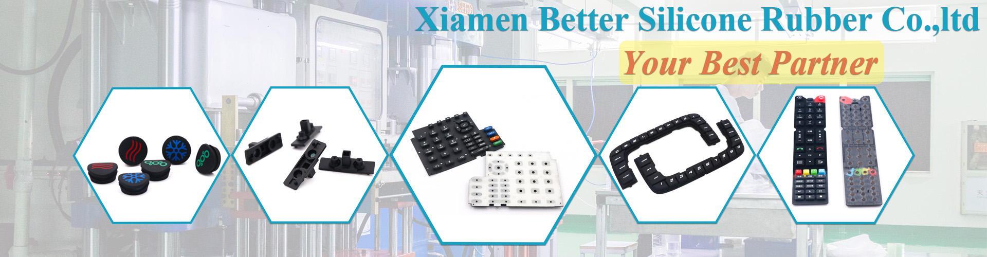 Silicone Elastomer Button Keypad