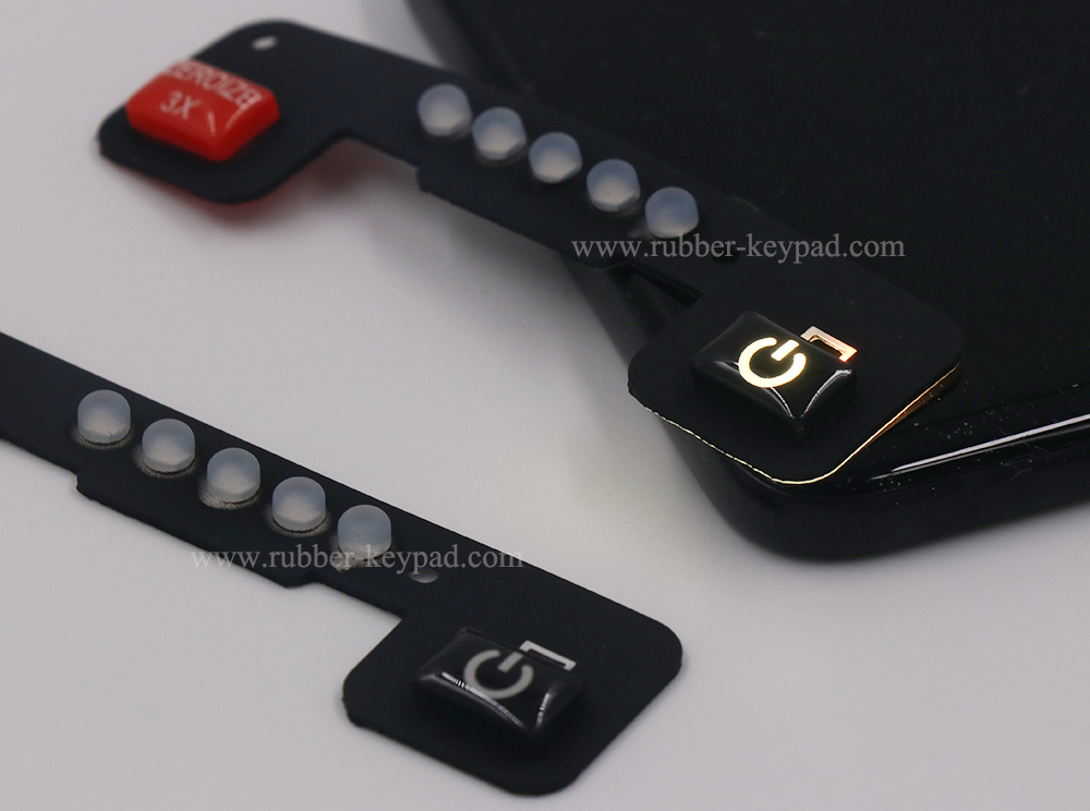 cubierta de bot&oacute;n de silicona