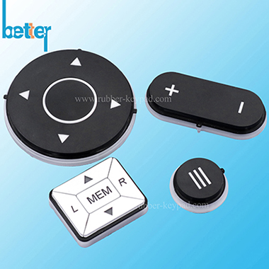 Teclado de goma P + R