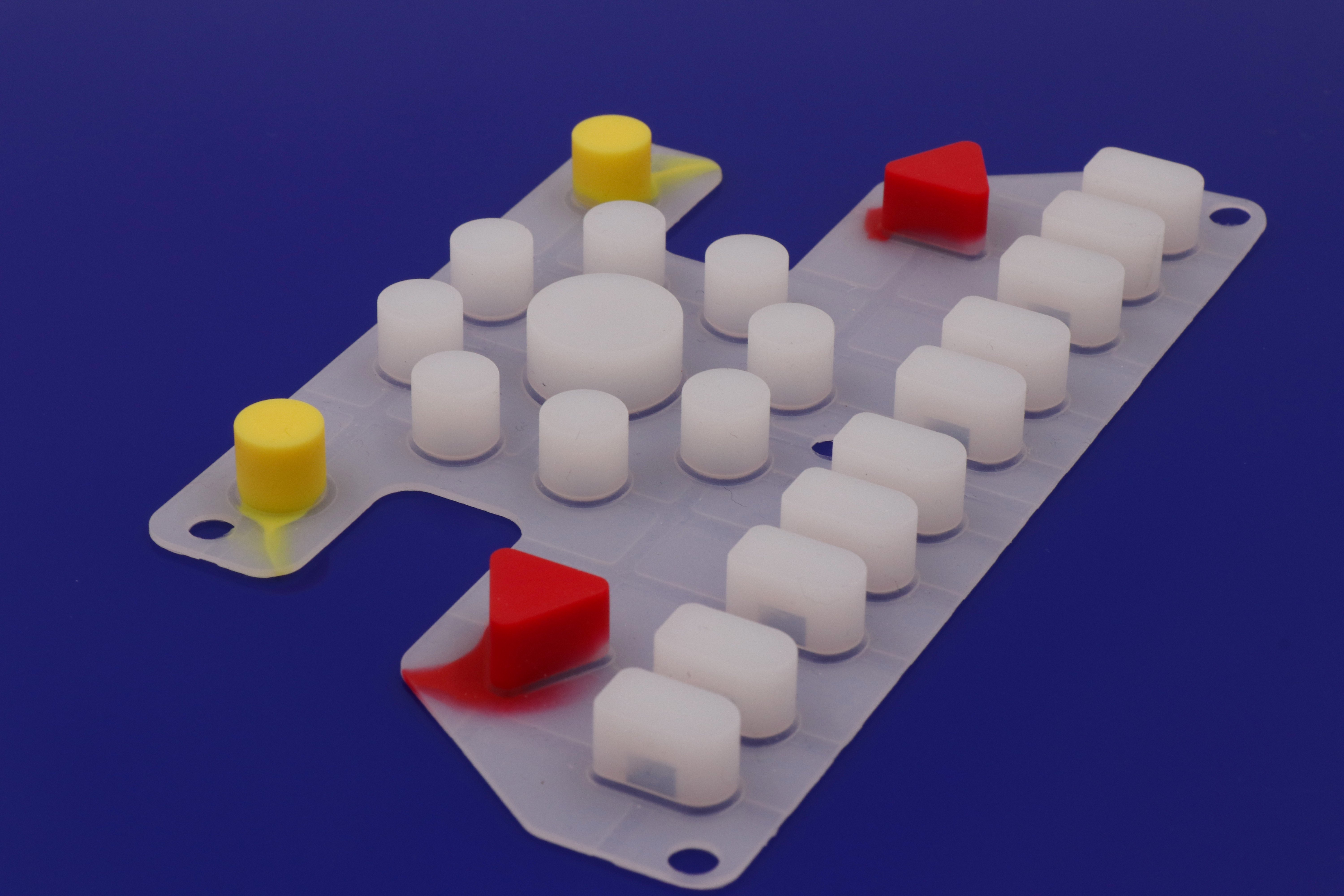 teclado de silicona transparente