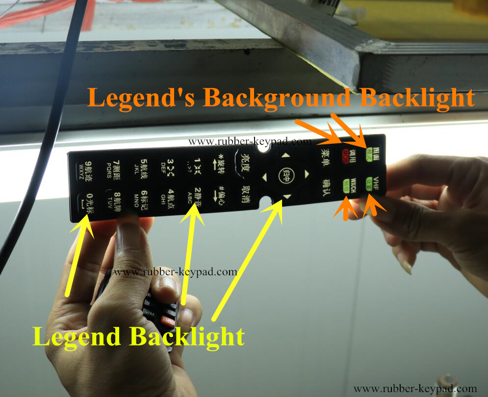 Teclado retroiluminado