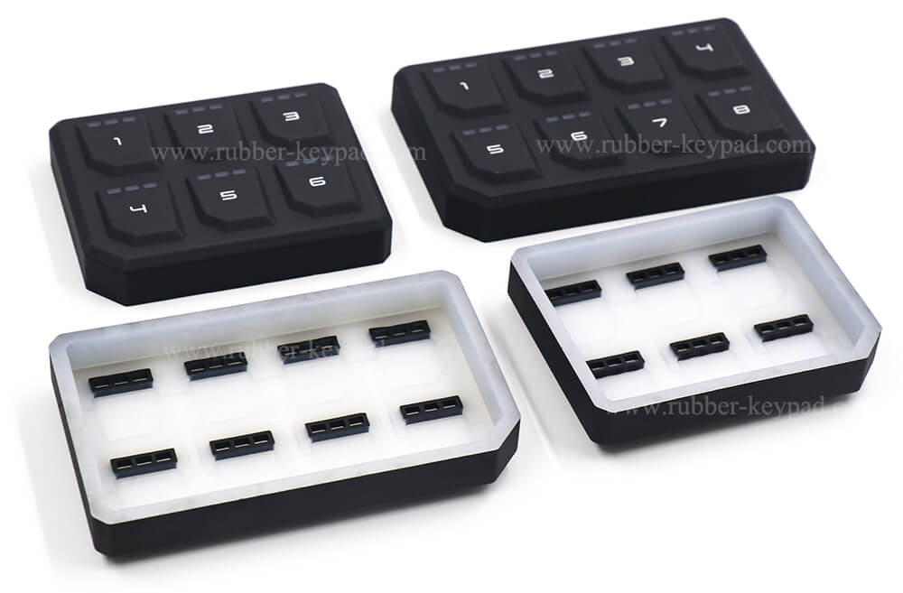 Teclado de bus CAN de goma personalizado