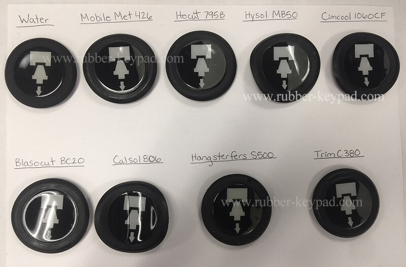 Teclado de fluorosilicona FVMQ