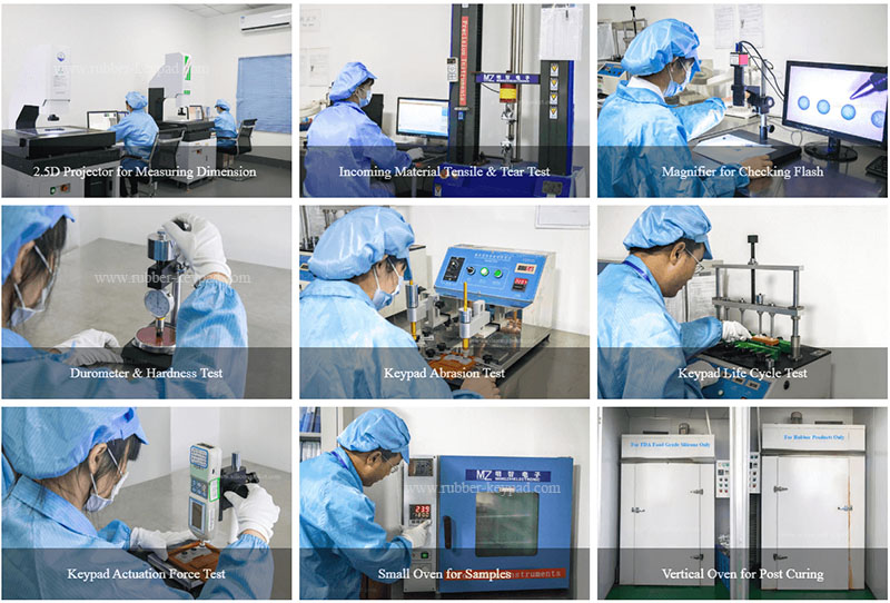 Teclado de goma CAN-bus