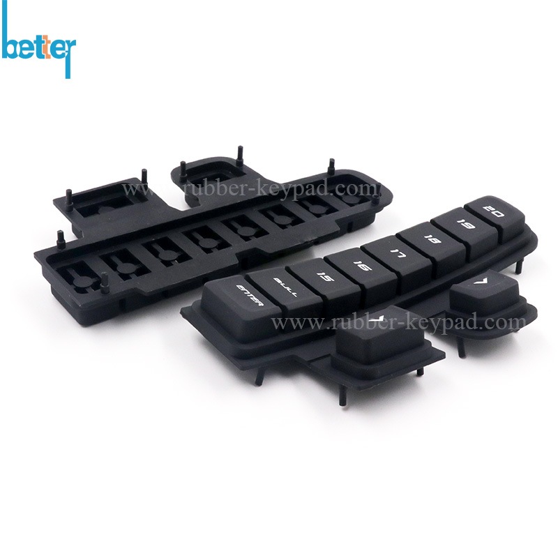 juego completo de teclas de goma