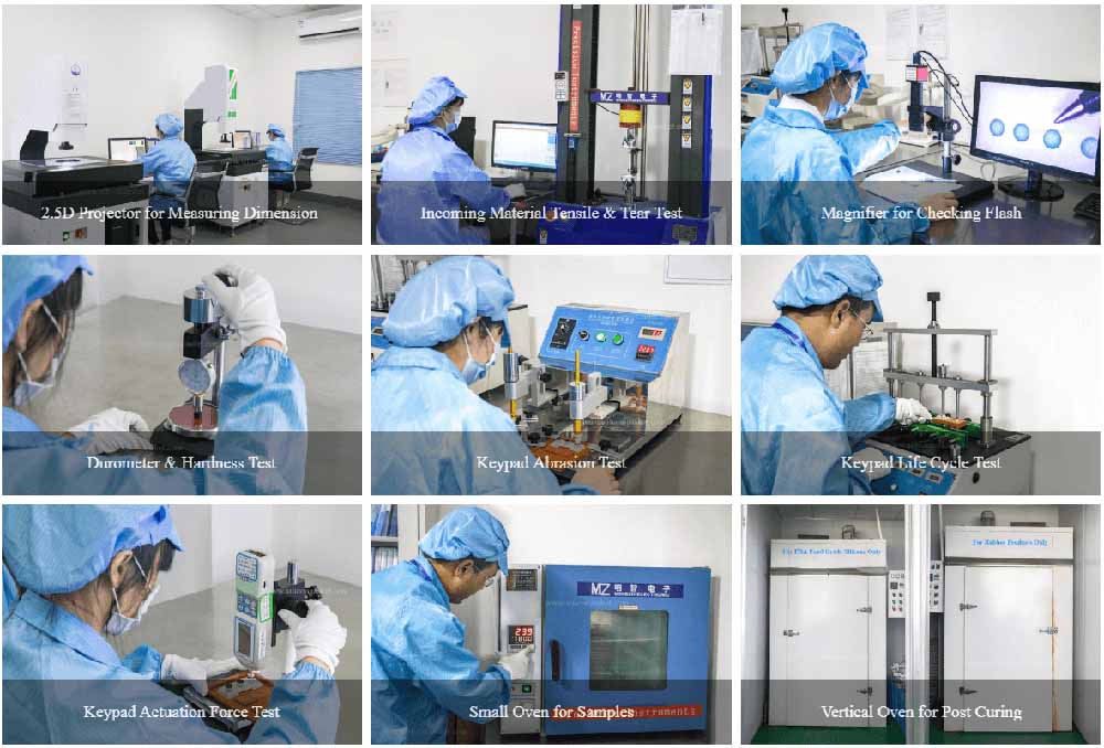 Cubierta de teclado de silicona antimicromial