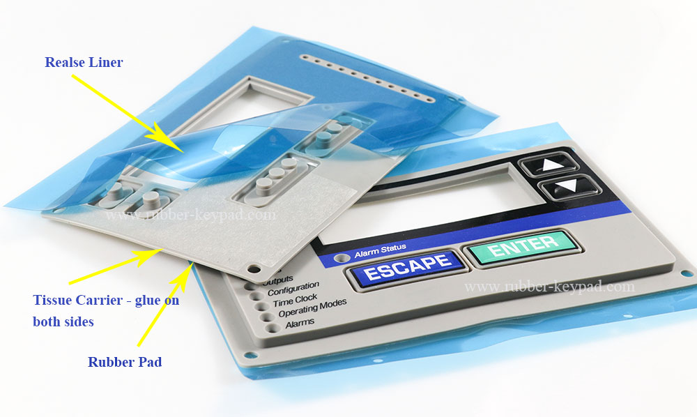 Almohadillas de goma autoadhesivas