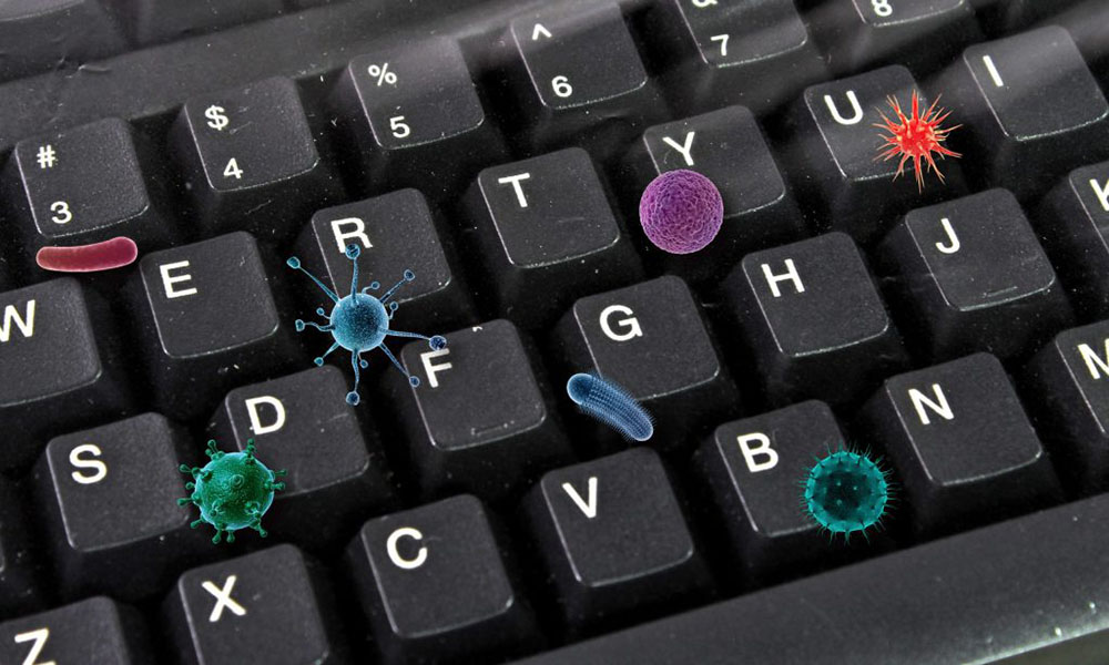 cubiertas de teclado de control de infecciones