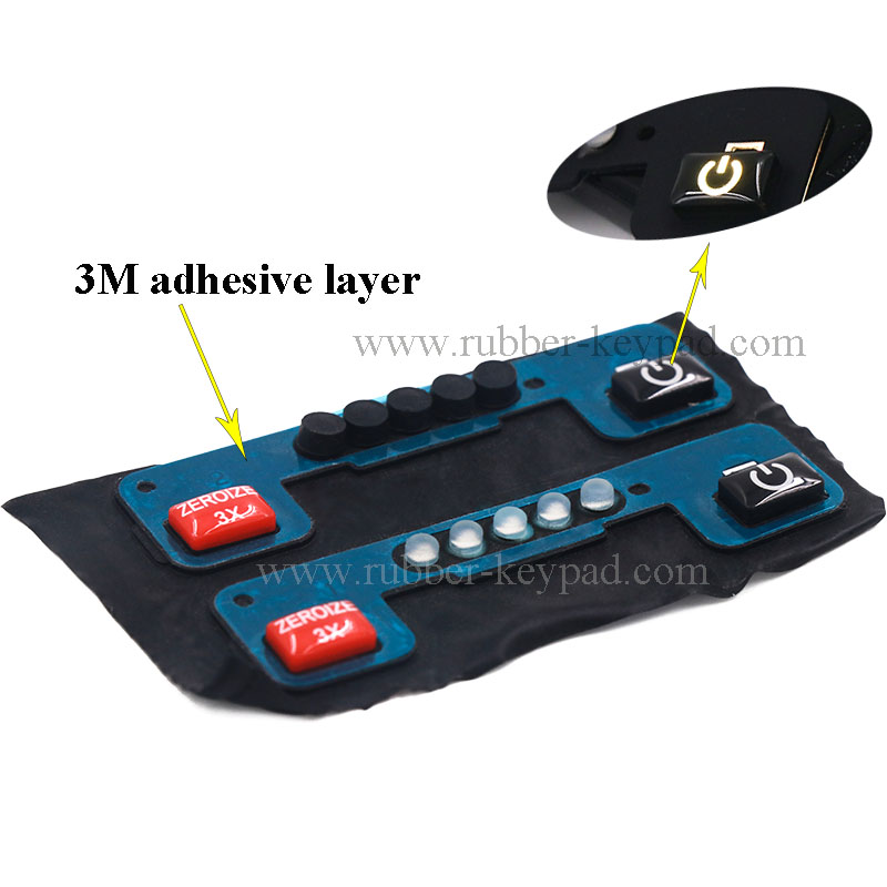 Botones de goma adhesiva 3M