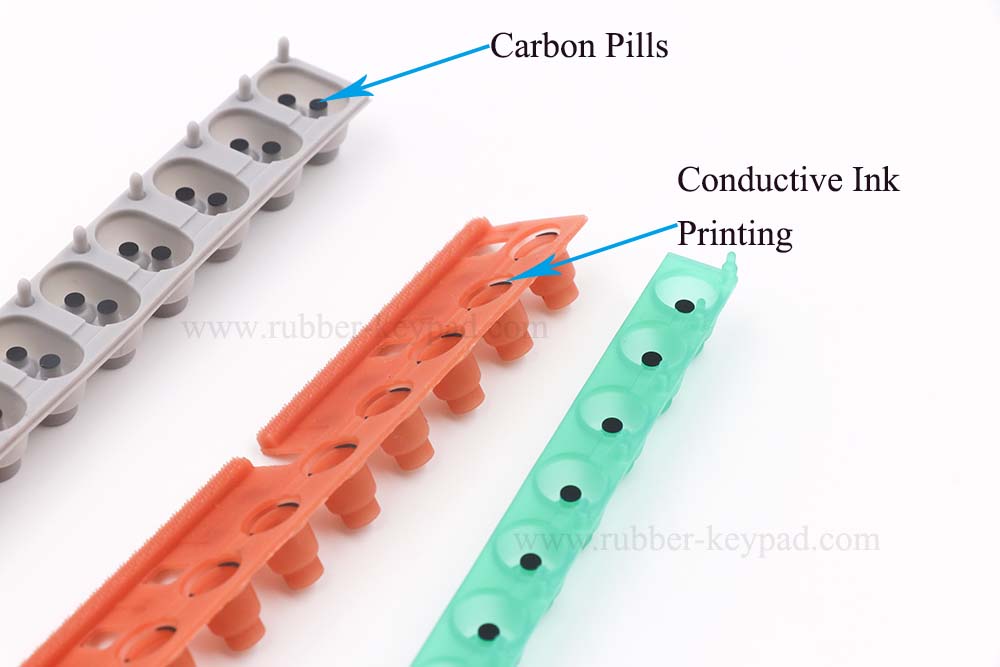 Contactos de las teclas del teclado electr&oacute;nico