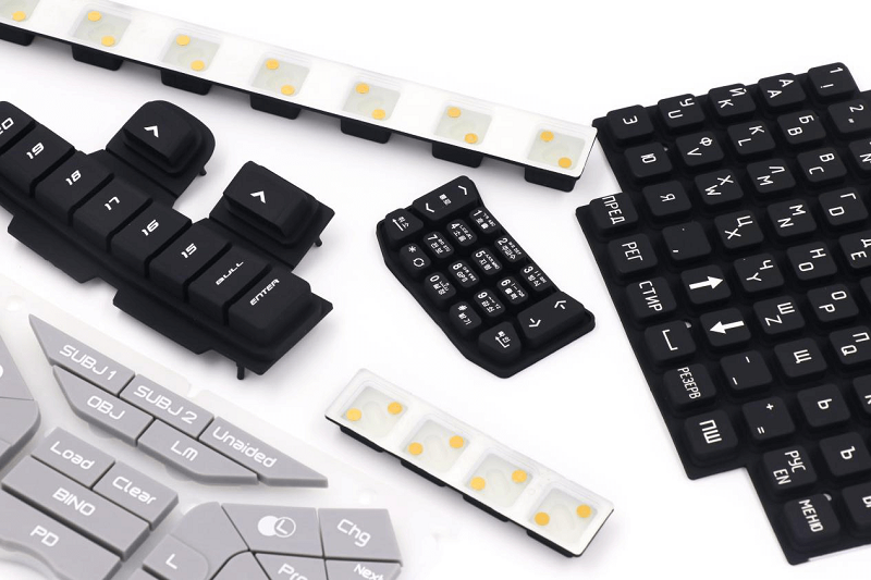 teclado de elast&oacute;mero