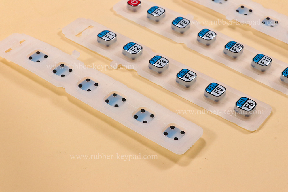 teclado conductor con revestimiento de resina epoxi